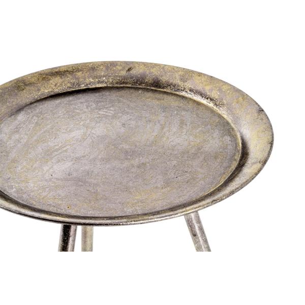 Table d'appoint en Métal laqué Bronze antique