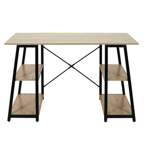 Table de bureau en Métal Noir - 3S. x Home - Bureau noir design