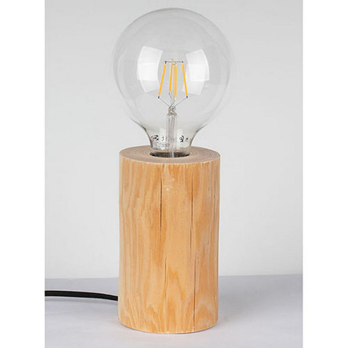Trabo Lampe de table 1xE27 Max.25W Pin teinté  Britop Lighting  - Lampe bois design