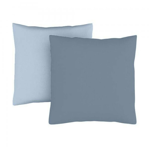 Taie d'oreiller coton TERTIO® - Bleu Glacier / Bleu Orage 3S. x Tertio (Nos Unis)  - Promos deco
