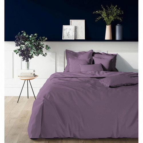 Housse de couette percale coton TERTIO® - violet 3S. x Tertio (Nos Unis)  - Nouveautes chambre lit