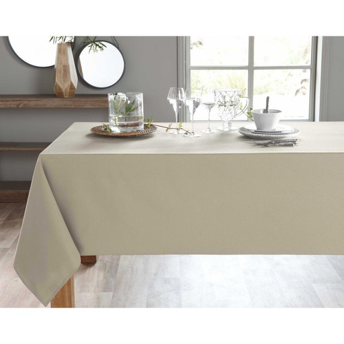 Nappe LONA beige en coton - becquet - Becquet meuble & déco