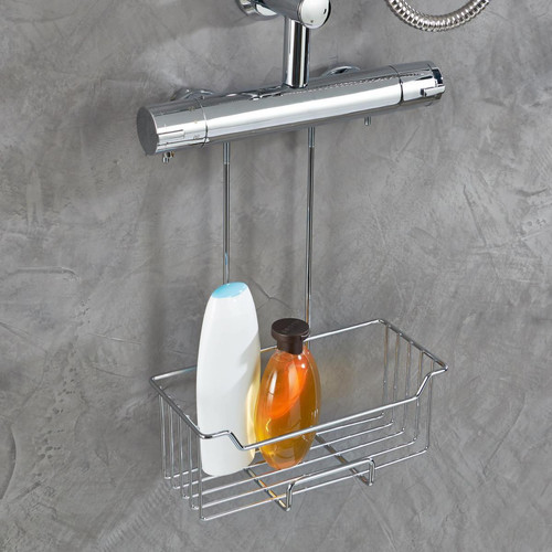 Serviteur de douche en métal TERRIS chrome becquet  - Accessoire salle de bain design