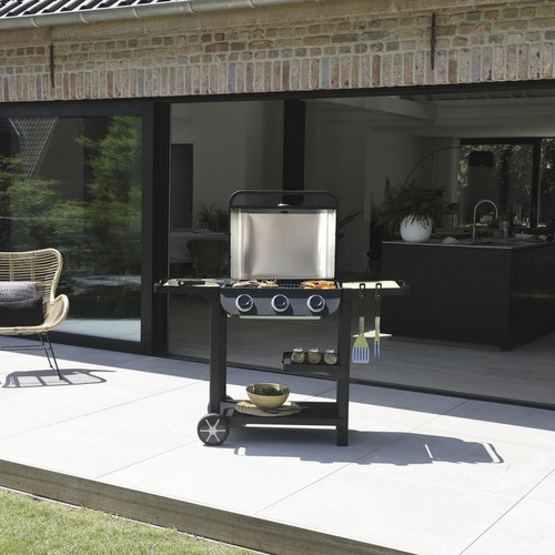 Barbecue gaz sur chariot Flavo 60 Cook'In Garden  - Barbecue et plancha design