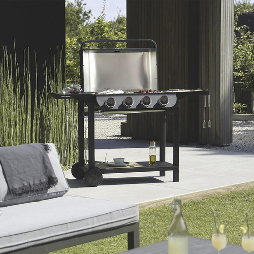 Barbecue gaz sur chariot Flavo 76 Cook'In Garden  - Barbecue et plancha design