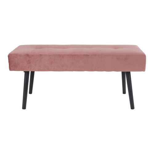 Banquette SKIBY Velours Rose House Nordic  - House nordic meuble deco