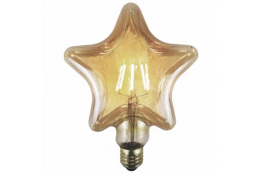 Ampoule LED Étoile 4W Dimmable ROZIER DeclikDeco  - Lampe orange design