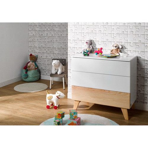 Commode EQUILIBRE 3S. x Home  - Commode enfant blanche