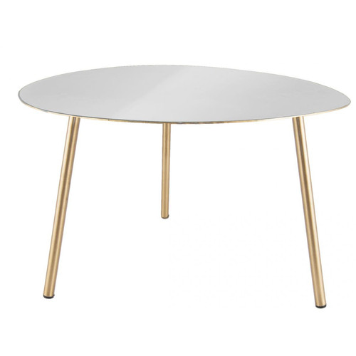 Table Basse OVOID Large Blanc 3S. x Home  - Table basse blanche design