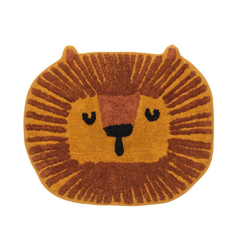 Tapis tufte LION en coton  DeclikDeco  - Tapis enfant design