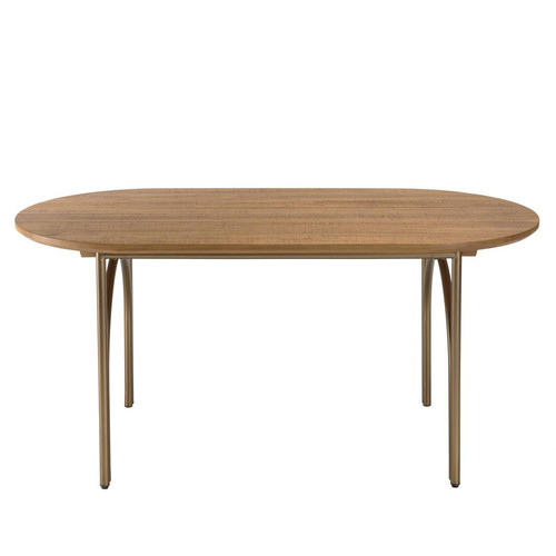 Table à manger YSEULT bois Peuplier 160x80cm Macabane  - Table industrielle