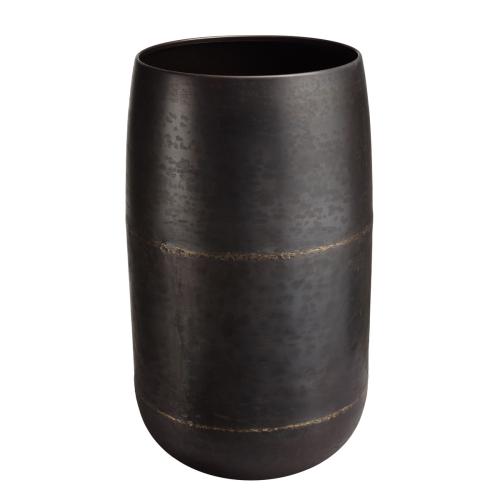 Vase en Acier couleur Bronze cuivré JOHAN Macabane  - Vase design