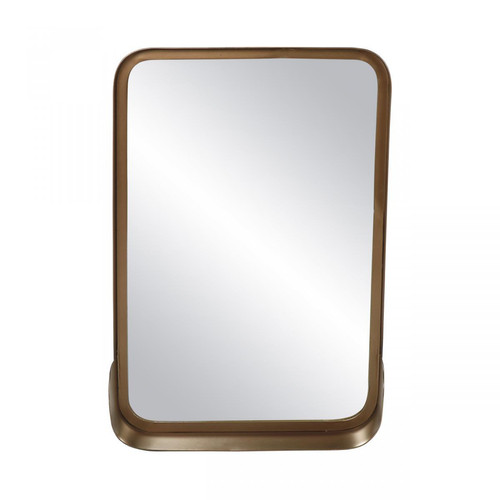 Miroir En Métal FINESSE 61 x 42 x 10 cm Pomax  - Miroir rectangulaire design