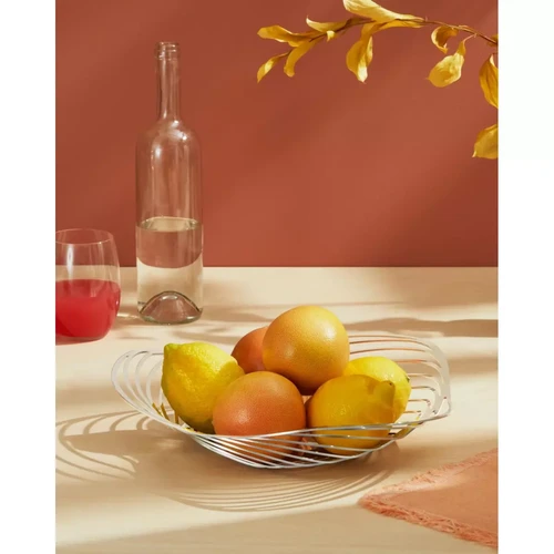 Porte-fruits en acier inoxydable 18/10 brillant. Alessi  - Deco table noel design