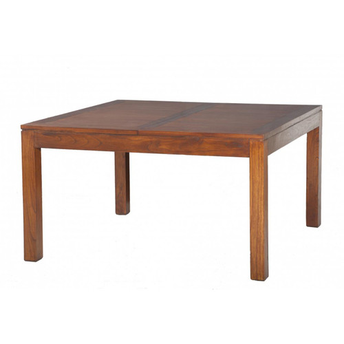 Table à manger carrée rallonge 140/50 x 140 cm MELINDA Macabane  - Table design