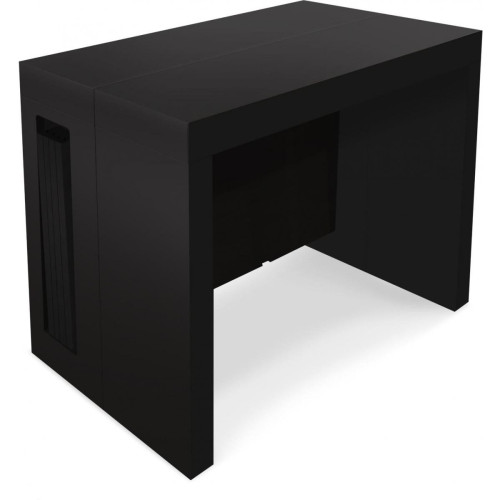 Table Console Extensible Noir Mat CHAD - Console noire