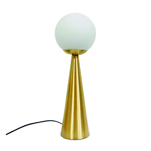 Lampe à Poser Dorée en Métal DONG DeclikDeco  - Lampe metal design