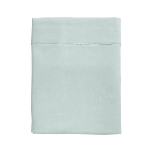 Drap plat uni 1 ou 2 personnes percale de coton Essix - Vert d'eau - Essix - Linge de lit