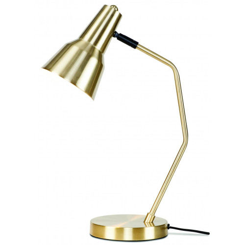 Lampe de Bureau Flexible Dorée VALENCIA - Edition Industriel Luminaires et Déco