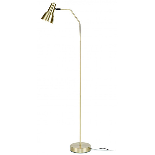 Lampadaire en Fer Plié Doré VALENCIA - Lampe design