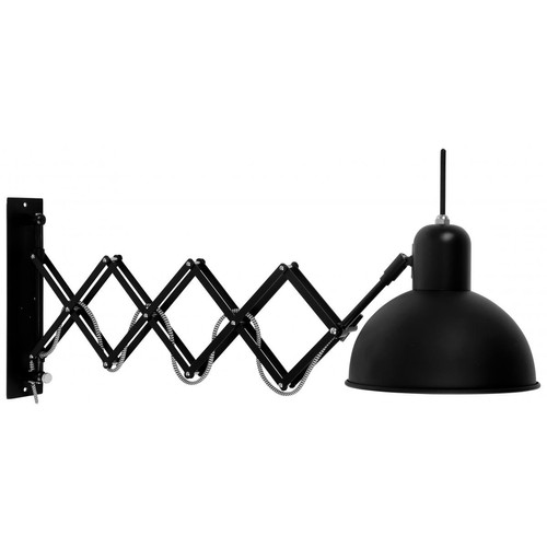 Applique Murale Orientable Métal Noir ABERDEEN It s About Romi  - Lampe noire design