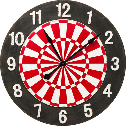 Horloge murale Target - Horloge design noire