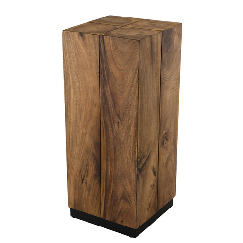 Table d'appoint carrée haute 38x38cm bois Suar KHULNA - Macabane - Table d appoint design