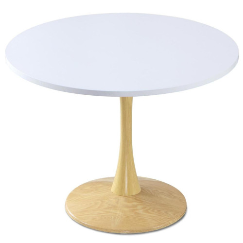Table ronde Chêne et Blanc OMBRELLO - Table design