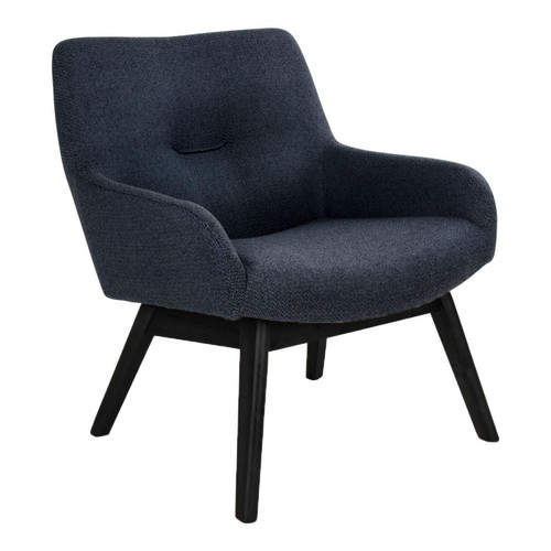 Fauteuil en tissu Anthracite FOLK House Nordic  - Pouf et fauteuil design