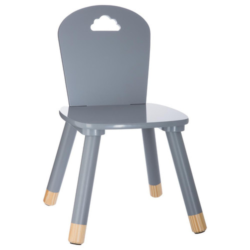 Chaise Enfant Gris MINO 3S. x Home  - Fauteuil et chaise enfant design