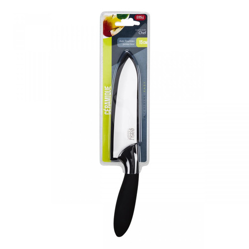 Couteau ceramique 15cm manche soft avec etui SLADE - Accessoire cuisine design