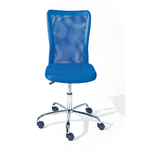 Chaise de bureau enfant à roulettes Bleu TELUDO - Mobilier de bureau