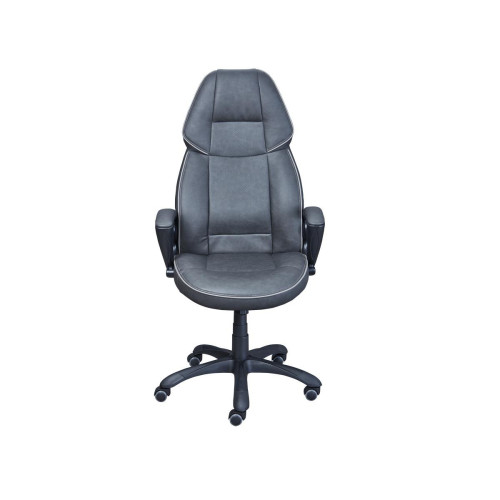 Chaise de Bureau à Hauteur Réglable Noir et Gris YUJI 3S. x Home  - Chaise de bureau noir