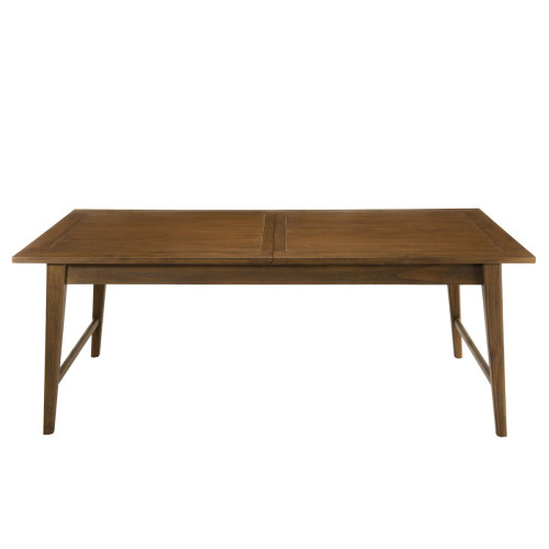 Table à manger extensible 200/240cm bois de Mindi - LYANA - Macabane meubles