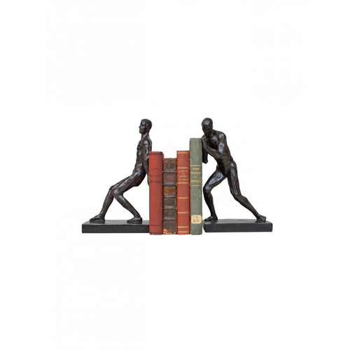 Serre-livres "Athlètes" SPORTO  - Statue noire