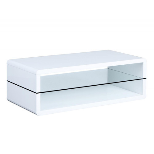  Table basse blanc XONO - Table basse blanche design