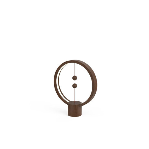 Lampe HENG Balance Ronde en bois foncé - 3S. x Home - Edition contemporain