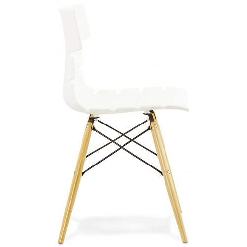 Chaise blanche style scandinave STRAAL