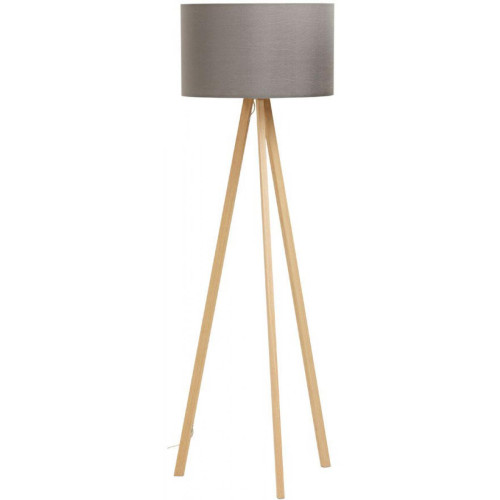 Lampadaire trépied gris piètement métal TRIVAGA 3S. x Home  - Deco meuble design scandinave