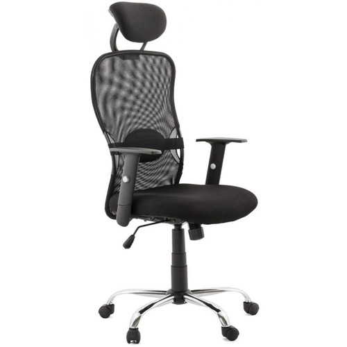 Chaise de Bureau design noir previet - Chaise de bureau noir