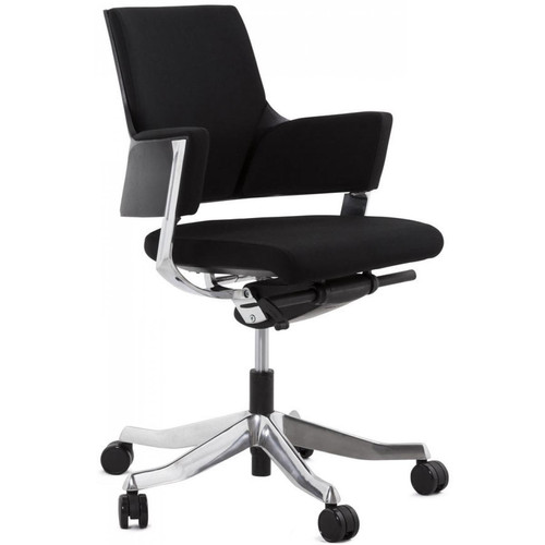 Chaise de Bureau ergonomique réglable noire CHARLES 3S. x Home  - Chaise de bureau noir
