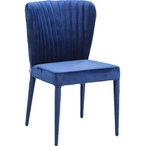 Chaise Bleue COSMOS - Kare design deco salle a manger meuble deco