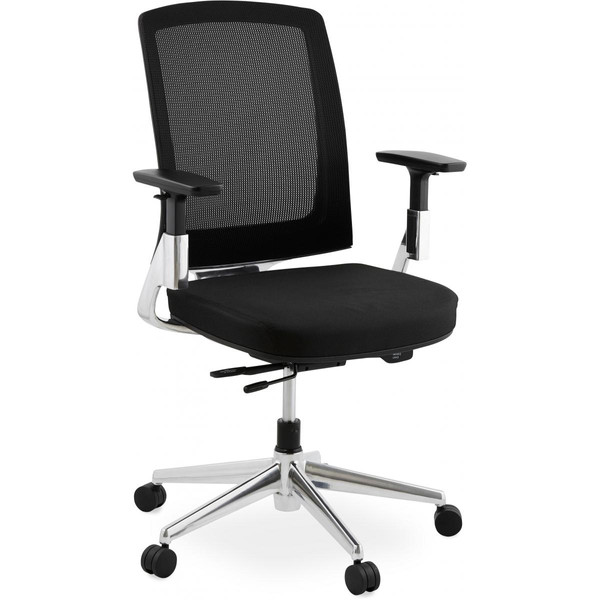 Chaise de bureau noire 65x68x111 cm BELIA