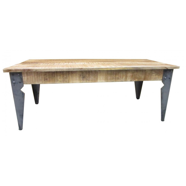 Table basse en bois et métal H46 AMBROSIA
