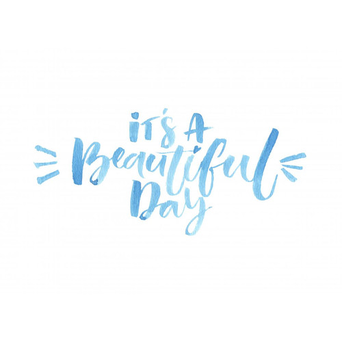 Tableau Quotes Beautiful Day 80x55 DeclikDeco  - Tableau Voyage