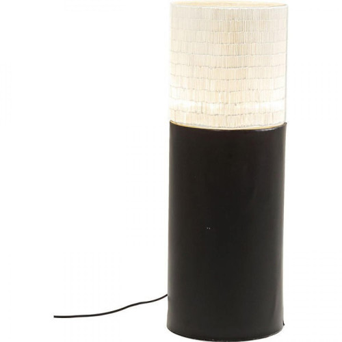 Lampadaire Cylindre Noir TORRANCE - Lampe kare design