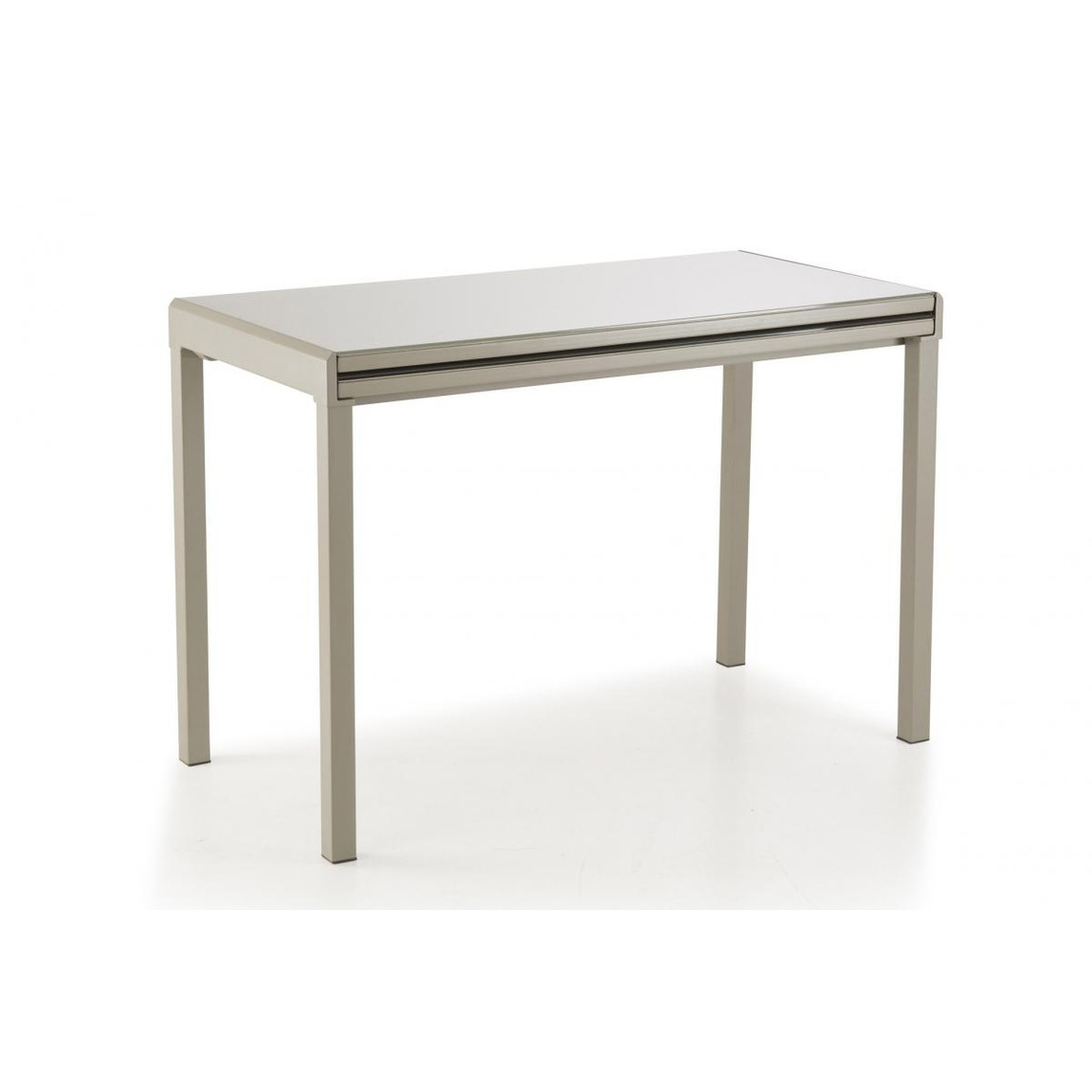 Table Extensible Verre Taupe LAVALLEJA