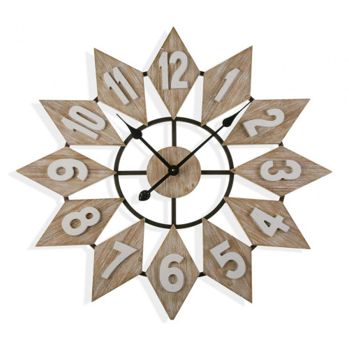 Horloge Bois ARIAS 3S. x Home  - Horloge blanche design