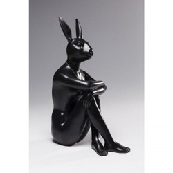 Statue Gangster Rabbit Noir CREEK