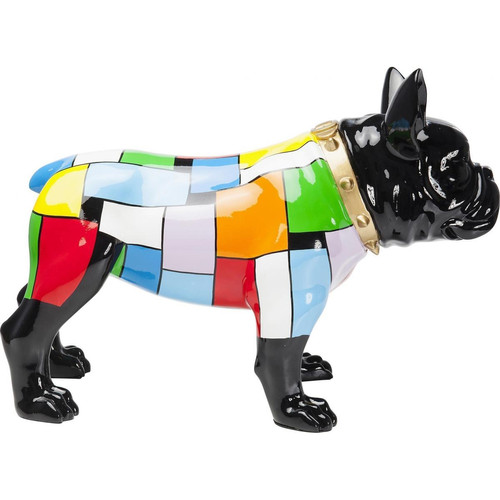 Statue Bulldog Multicolore KANDY - Statue kare design